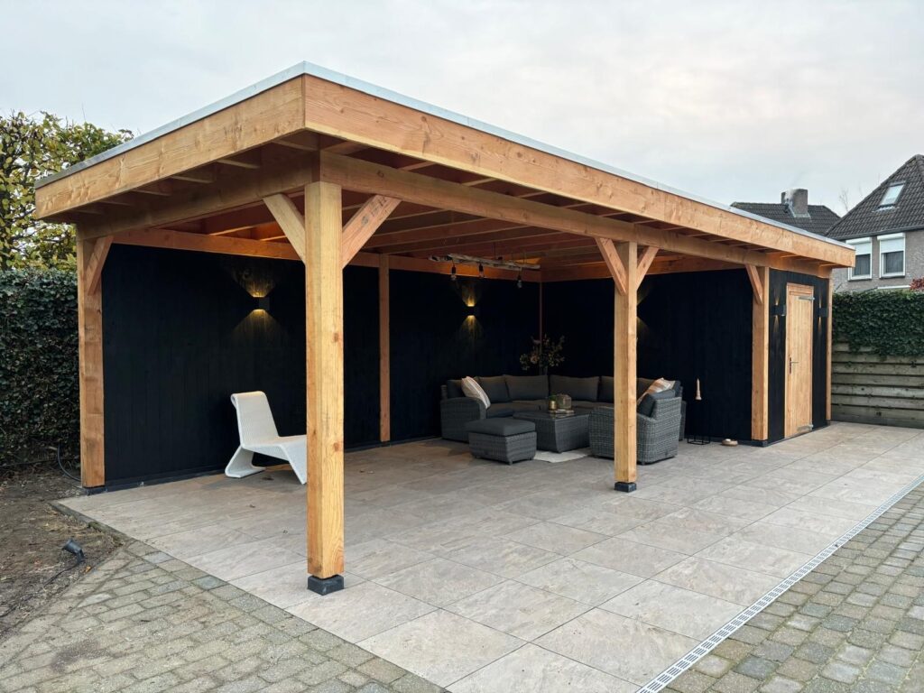 Douglas overkapping met loungeset